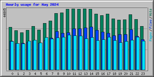 Hourly usage for May 2024