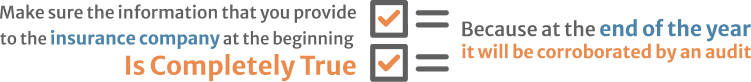 Make sure the information that you privde to the insurance company at the beginning is completely true