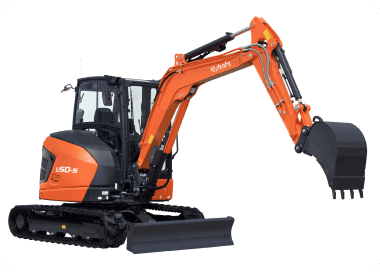 Kubota U50-5S Mini Excavator, 5 ton, 38.6 hp