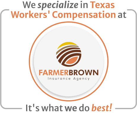 Infographic of We specialize in Texas Workers' Compensation at Farmerbrown It's what we do best!