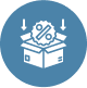 Business insurance policy protection icon