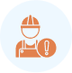 Employee injuries icon