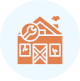 Property damage insurance icon