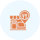 Restaurant business protection icon