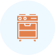 Restaurant equipment insurance icon