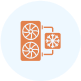 Restaurant property insurance icon