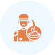 Restaurant insurance policy icon