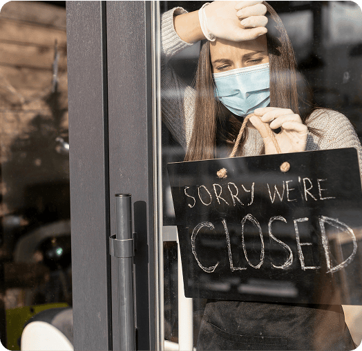 Restaurant closed due to business interruption