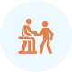Restaurant employee safety icon