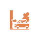 Restaurant insurance protection icon