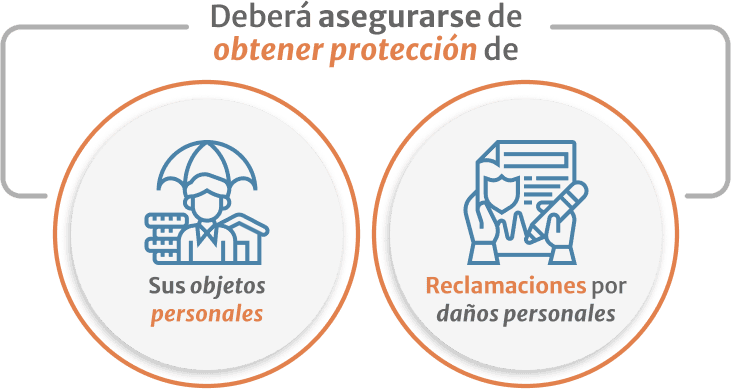 Protección de objetos personales y reclamaciones por daños personales en seguro de condominios
