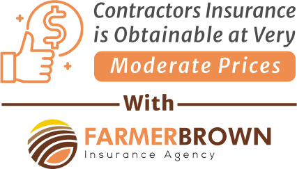 Contractors Insurance is obtainable at very moderate prices with farmerbrown insurance angency
