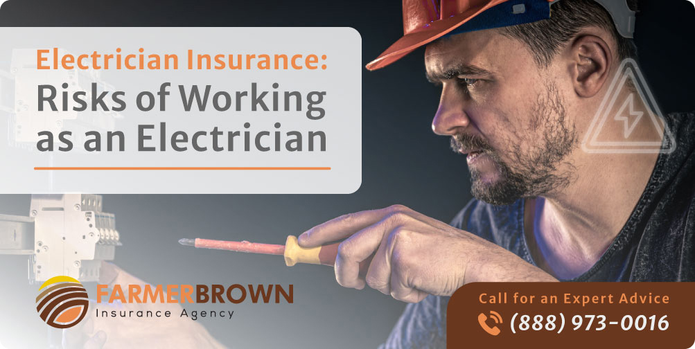 Principal Banner of electrician insurance risks of working as an electrician