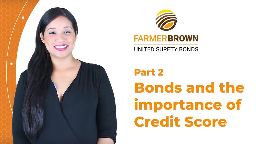 Smiling woman explain the importance of credit score for bonds