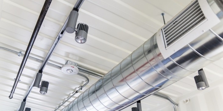 large air conditioning ducts