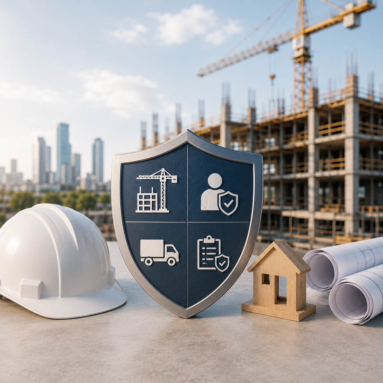 Construction safety and business concepts