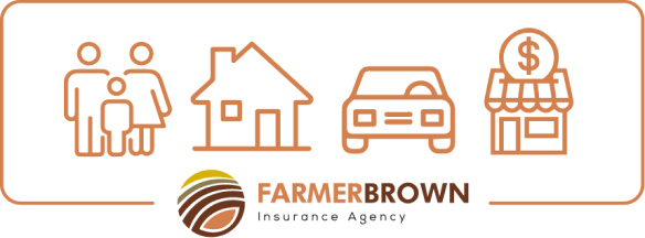 Farmer Brown insurance agency logo