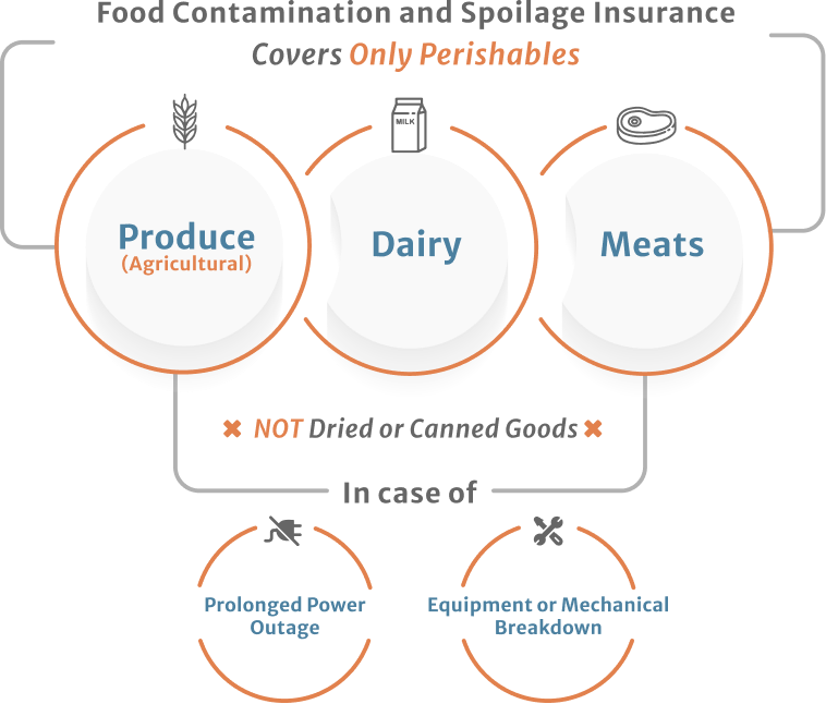food contamination and spoliage insurance infopgraphic