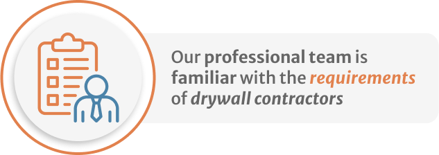 Infographic of why choose farmerBrown for drywall contractors insurance