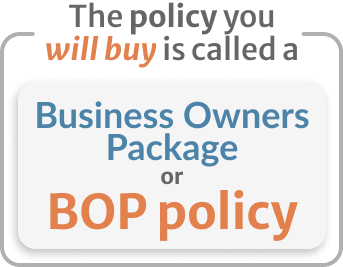 Inphografics of the policy you will buy is called a business owners package or bop policy