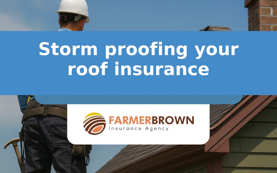 Storm proofing your roof insurance
