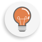 pro tip light bulb icon